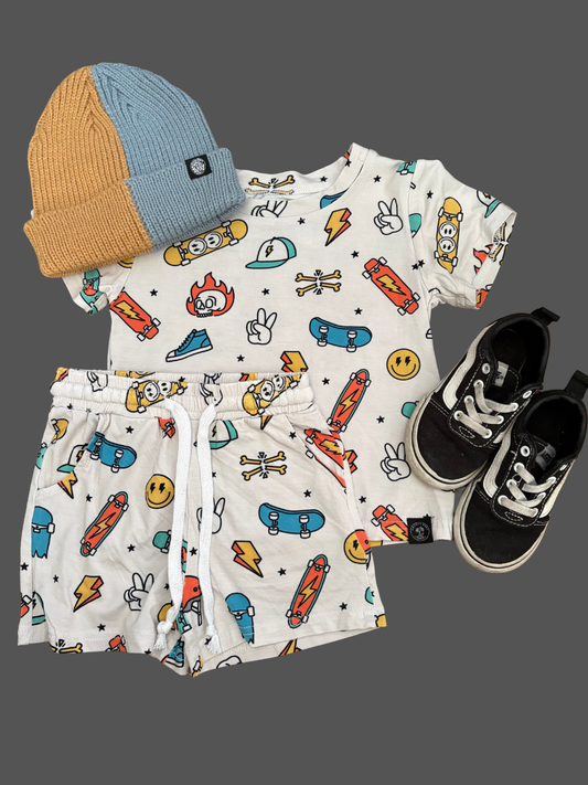 Skateboards Bamboo Daywear Set
