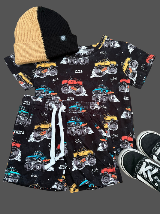 Monster Trucks Bamboo Daywear Set