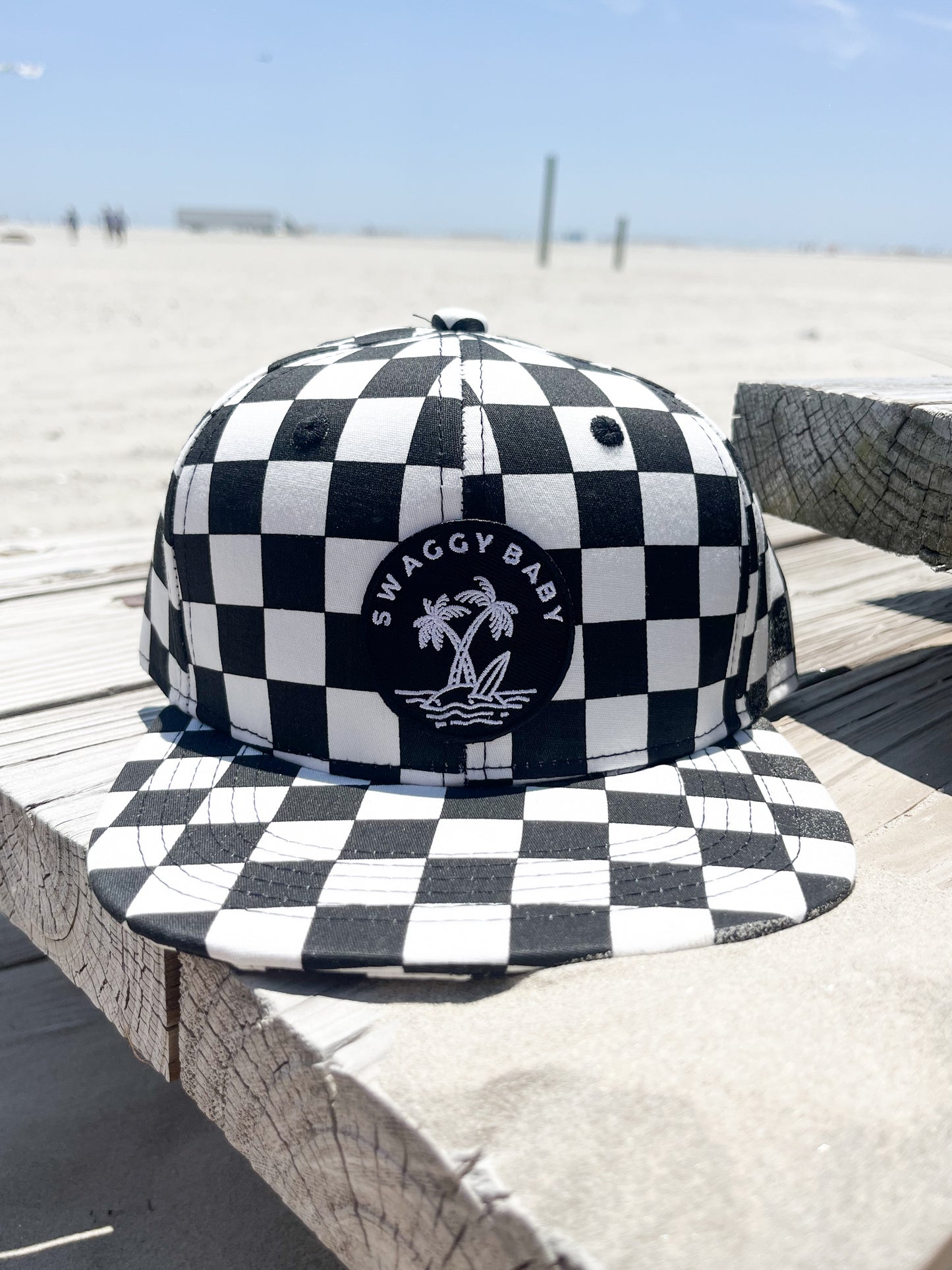 Logo snapback - checkered