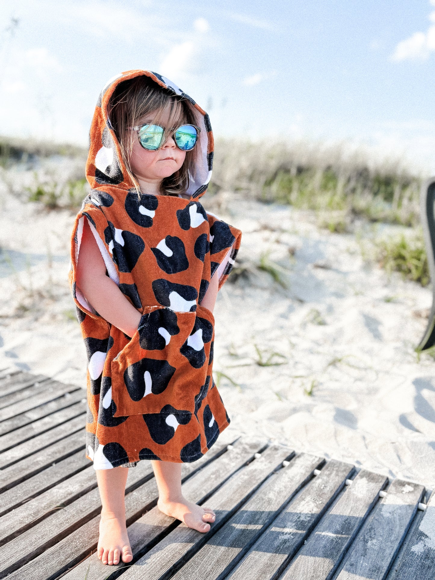 Cheetah poncho